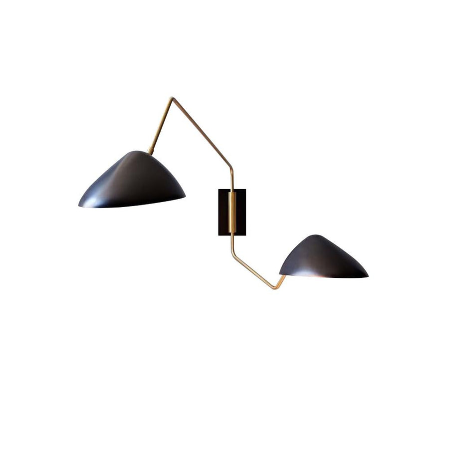 Kitchen Lightie-2-Light Curvilinear Swing Arms Sconce Wall Lamp-Wall Lights--