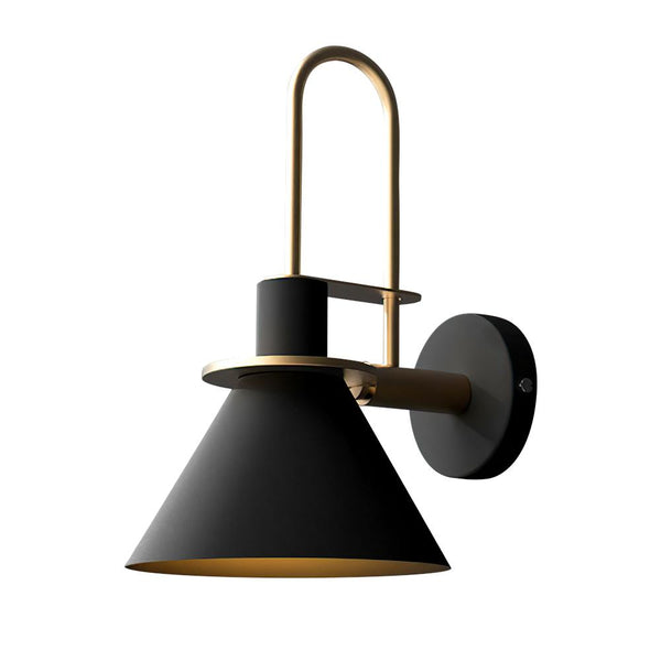 Kitchen Lightie-Mid-Century Modern Industrial Look Matte Black Wall Lamp-Wall Lights--