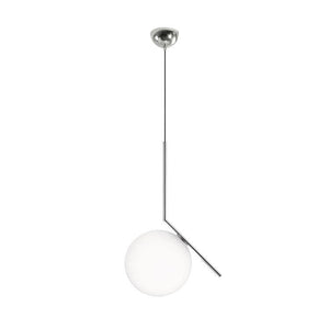 Kitchens 'n Lights-1-Light Globe Pendant Light-Pendants-7"/ Nickel-