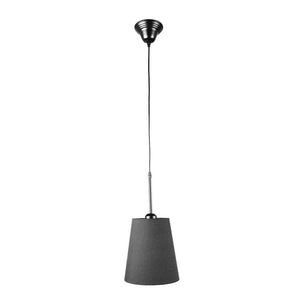 Kitchens 'n Lights-1-Light Single Flax Textured Black Cylinder Pendant Light-Pendants-Default Title-