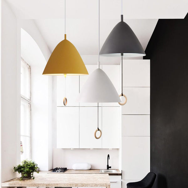 Kitchens 'n Lights-Craftsman Style Mini 1-Light Single Dome Pendant-Pendants-White-
