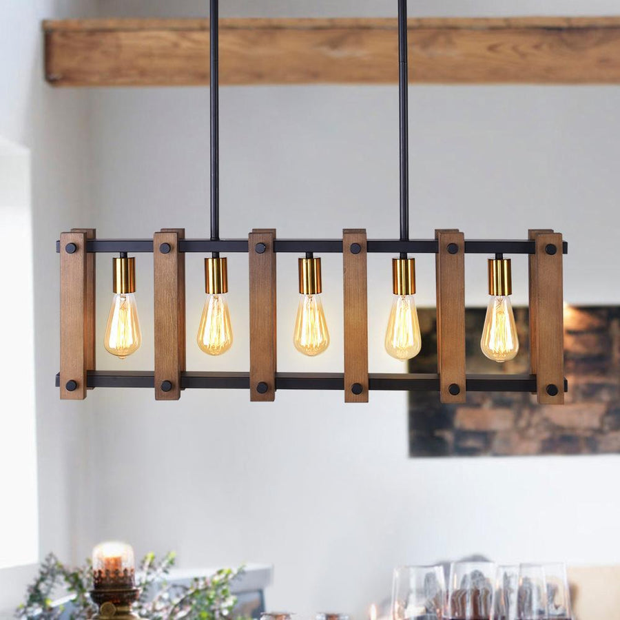 Kitchens 'n Lights-Farmhouse Style Industrial Linear Kitchen Pendant-Kitchen Pendant Light-Default Title-