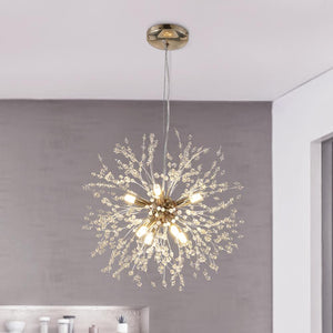 Thehouselights-Luxury Sputnik Firework Crystal Chandelier-Chandelier-Brass-