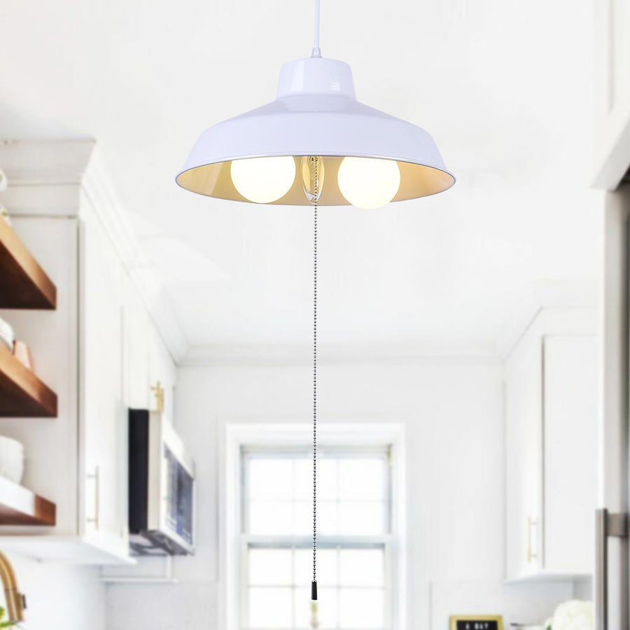 Kitchens 'n Lights-Modern 3-Light Dome Hanging Pendant Light-Pendants-Black-