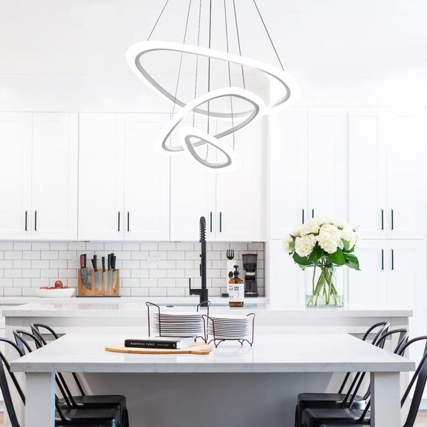 Kitchens 'n Lights-Modern Geometric Integrated LED Chandelier Lighting-Chandelier-Default Title-