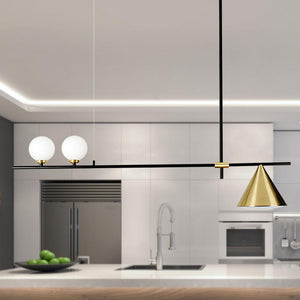 Kitchens 'n Lights -Modern Three- Lights Chandelier for Kitchen Island-Chandelier-Default Title-