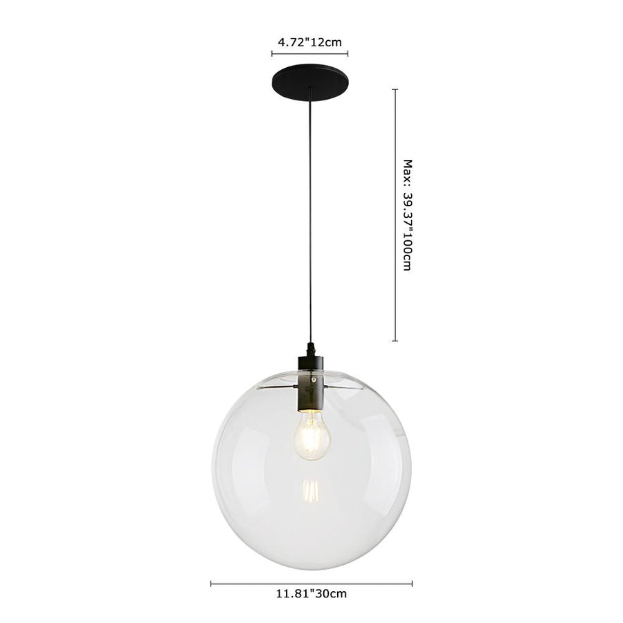 Kitchens 'n Lights-One-Light Glass Pendant Light-Chandelier-3-light-
