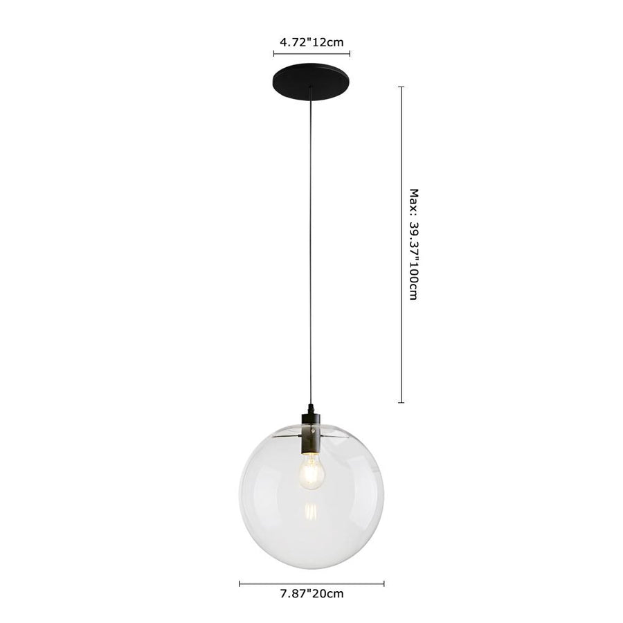 Kitchens 'n Lights-One-Light Glass Pendant Light-Chandelier-3-light-