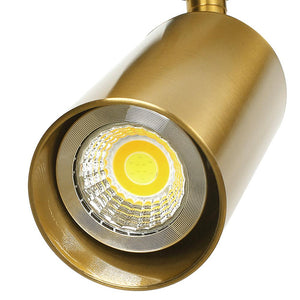 Thehouselights-1 Light Brass Ceiling Light Spot Light Track Light-Ceiling Light--