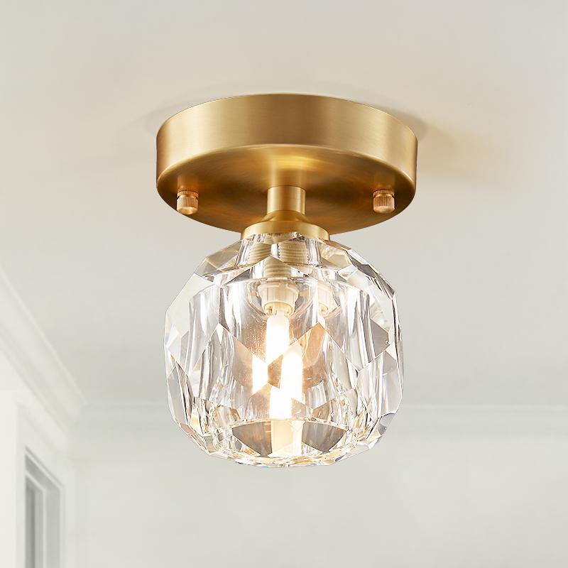 Modern Metal Heart-Shaped LED Flush Mount Ceiling Light