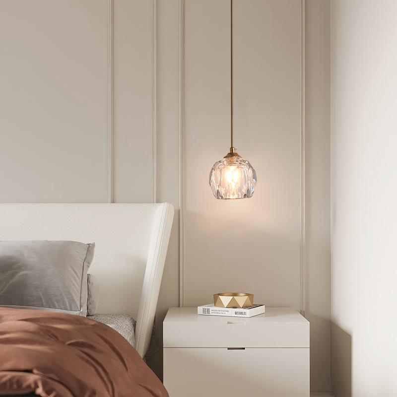 Modern Light Crystal Mini Hanging Pendant Lighting |Bedside