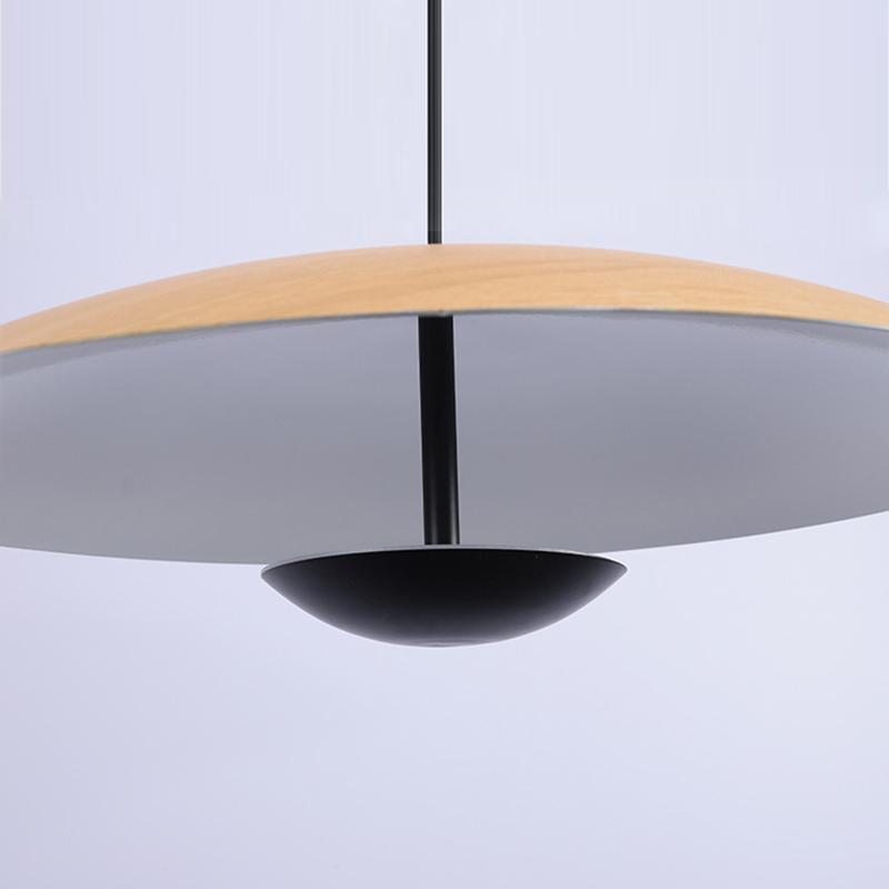 Thehouselights-1 Light HeadHat Plate Vertical Linear Pendant Lighting-Pendant-Wood-