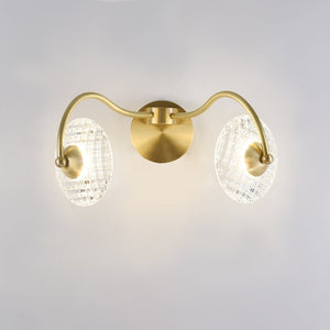 Thehouselights-1/2 Light Curving Brass Wall Sconce-Wall Lights-1-Light-