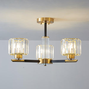 Thehouselights-3 Light Sputnik Chandelier with Three Arms-Chandelier--
