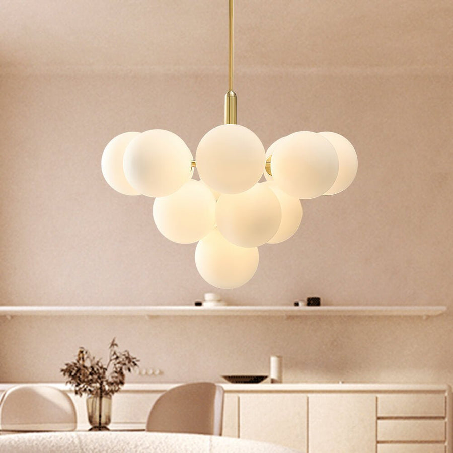 Modern Glass Bubble Chandeliers | Bubble Cluster Chandelier ...