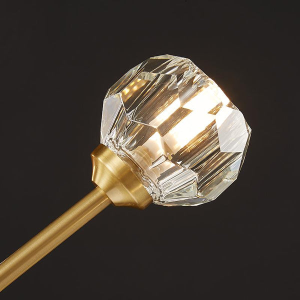 Thehouselights-6-Light Sputnik Crystal Shade Chandelier-Chandelier--