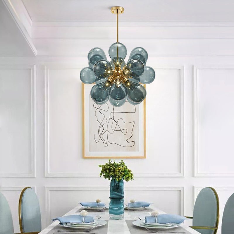 Modern Frosted Gluster Bubble Sputnik Chandelier Light