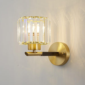Thehouselights-Clear Crystal Shade Wall Sconce-Wall Lights--