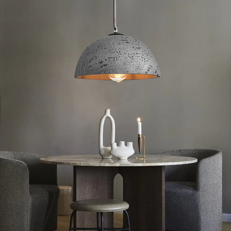 Thehouselights-Colorful Resin Designer Dome Ceramic Pendant Lighting-Pendant-Grey-