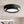Thehouselights-Concentric Rings Round Flush Mount Ceiling Light-Ceiling Light-Cool White-Black