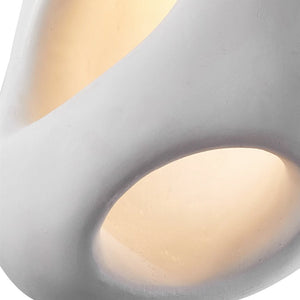Thehouselights-Creamy Eggshell Tone Pendant Light-Pendant-42 cm-