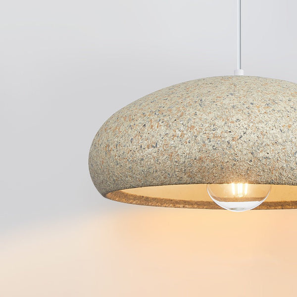 Thehouselights-Creative Ceramic Oval Pendant Light-Pendant-Yellow-