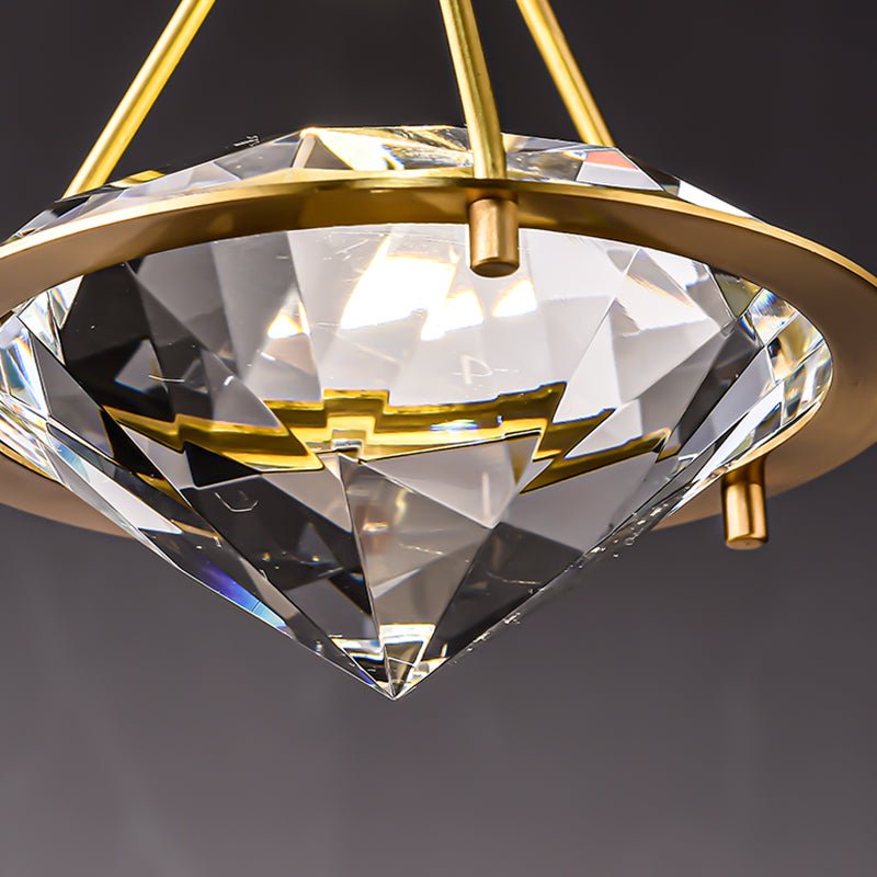 Light Diamond Designs Diamond Crystal Pendant Light – Thehouselights