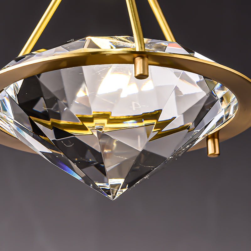 Thehouselights-Diamond Crystal Pendant Light-Pendant--