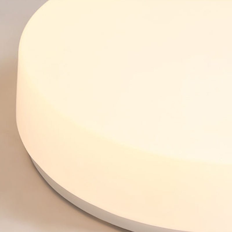 Thehouselights-Dimmable Circle Flush Mount Ceiling Light in White-Ceiling Light--