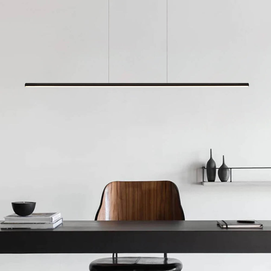 Thehouselights-Dimmable LED Linear Ceiling Light Hanging Pendant-Ceiling Light--