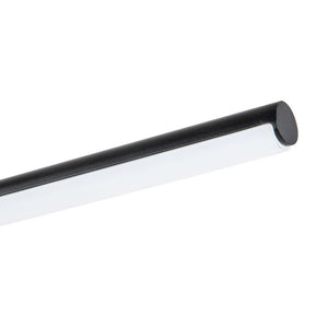Thehouselights-Dimmable Linear LED Wall Sconce Bathroom Vanity Light-Wall Lights-Black-60 CM