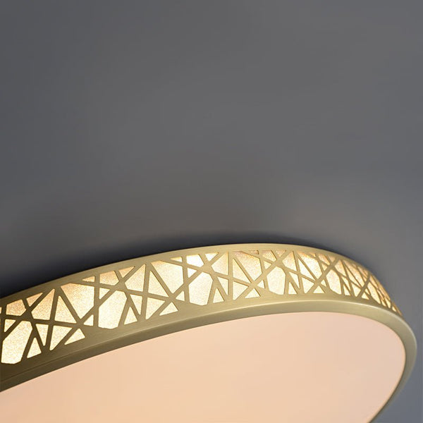 Thehouselights-Geometric Patterns LED Flush Mount Ceiling Light-Ceiling Light--