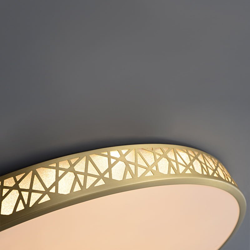 Thehouselights-Geometric Patterns LED Flush Mount Ceiling Light-Ceiling Light--