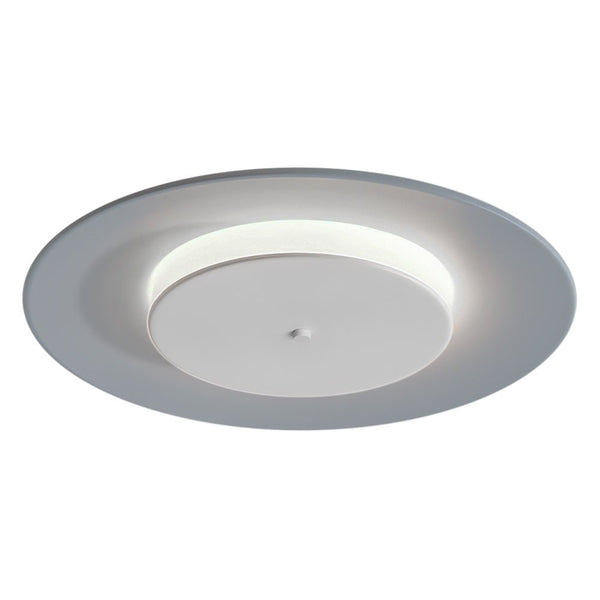 Thehouselights-Geometric Saucer UFO LED Flush Mount Ceiling Light-Ceiling Light-Cool White-Gray