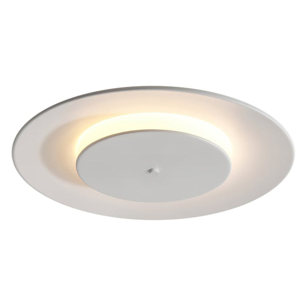 Thehouselights-Geometric Saucer UFO LED Flush Mount Ceiling Light-Ceiling Light-Cool White-White