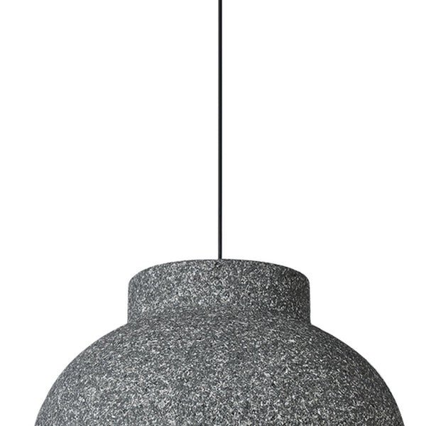 Thehouselights-Handmade Speckled Dome Pendant Light-Pendant-Light Gray-
