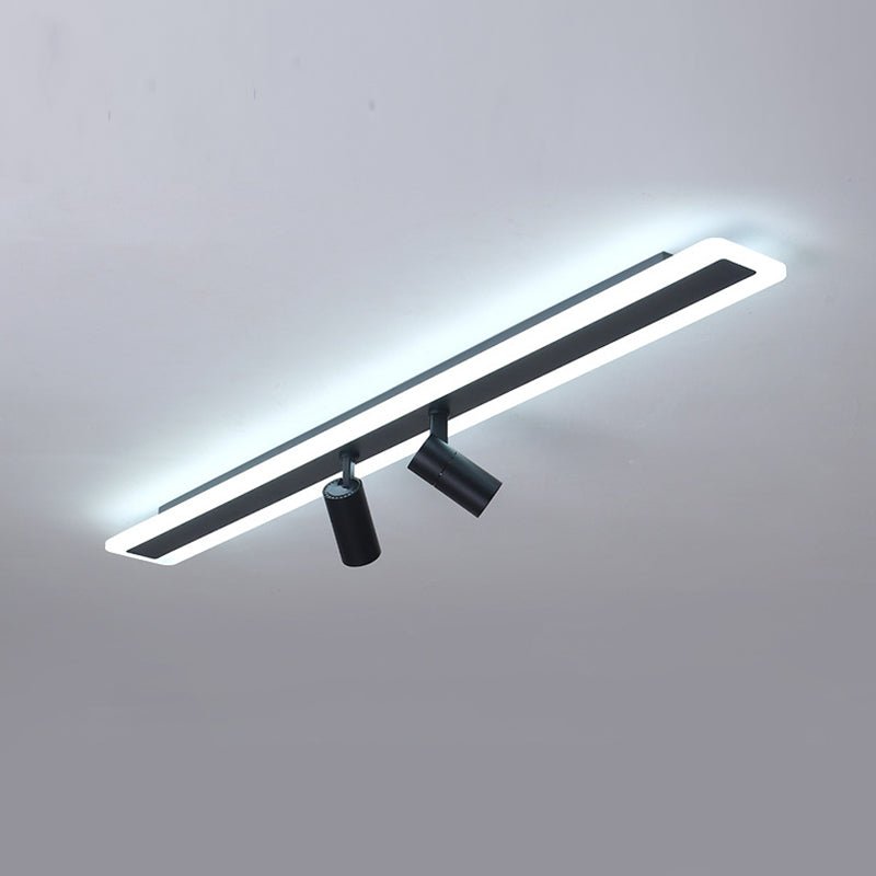 Thehouselights-LED Black Spot Light Track Light Ceiling Light-Ceiling Light--