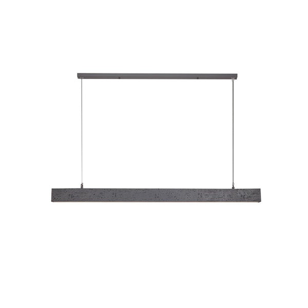 Thehouselights-LED Concrete Linear Pendant Light-Pendant-Black-90 cm.