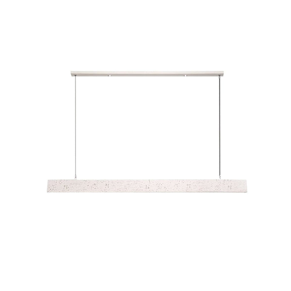 Thehouselights-LED Concrete Linear Pendant Light-Pendant-White-90 cm.