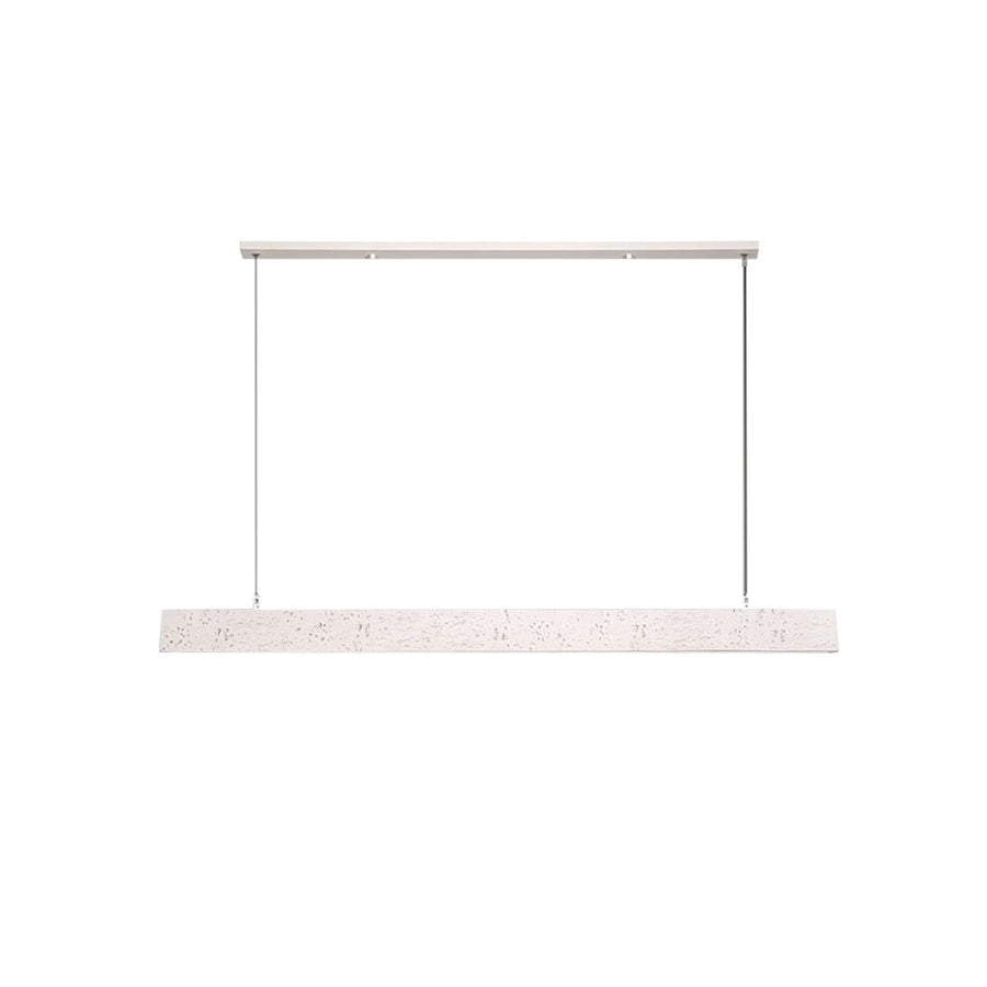 Thehouselights-LED Concrete Linear Pendant Light-Pendant-White-90 cm.