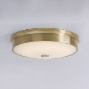 Thehouselights-LED Gold Glass Flush Mount Ceiling Lights-Ceiling Light--