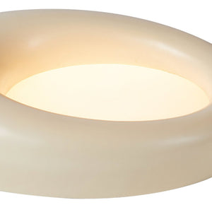 Thehouselights-LED Resin Nordic Ring Shape Wabi-Sabi Flush Mount Ceiling Light-Ceiling Light-Green-Large
