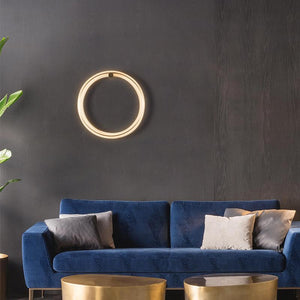 Thehouselights-LED Round Circle Ring Wall Sconce-Wall Lights--