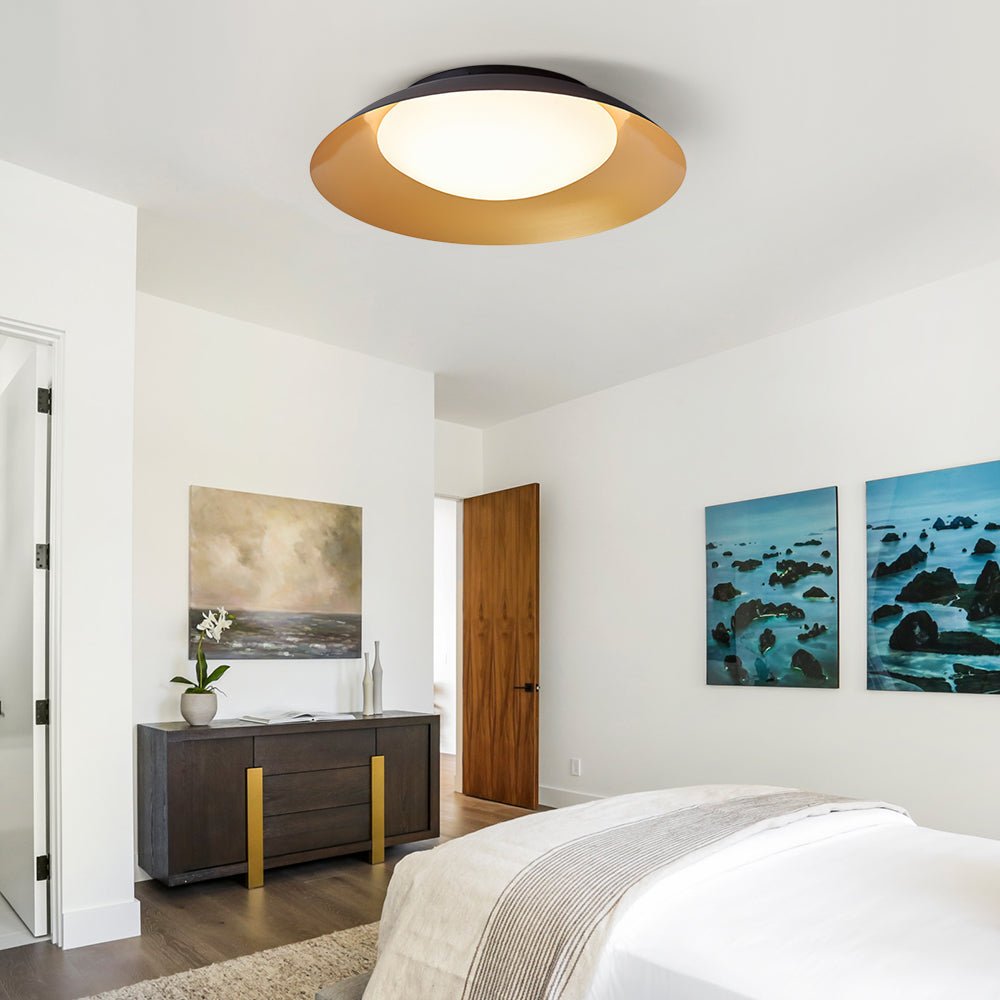 LED Saucer Flush Mount with Acrylic Diffuser | LED Kitchen Ceiling ...