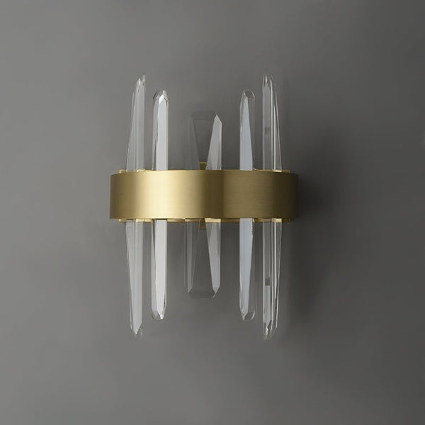 Thehouselights-LED Wall Lamp with Crystal Strips-Wall Lights--