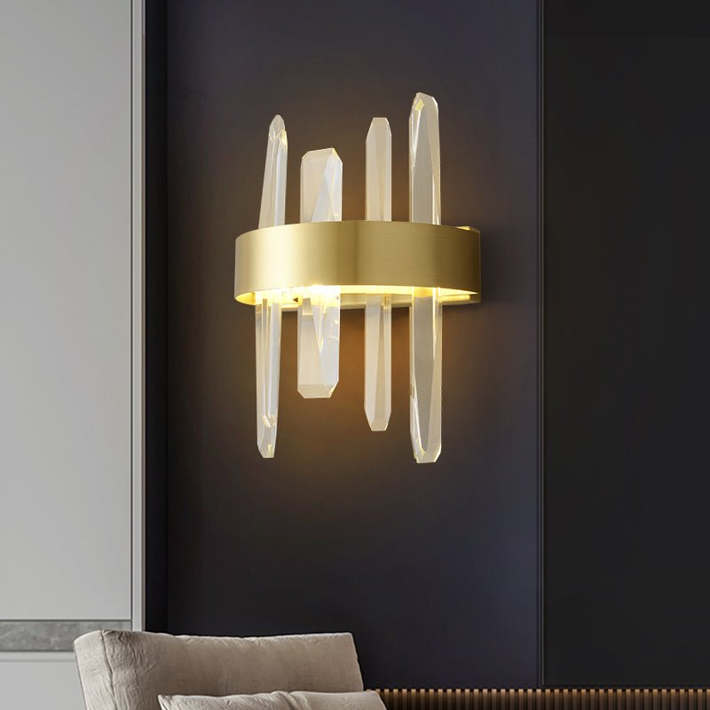 Thehouselights-LED Wall Lamp with Crystal Strips-Wall Lights--