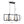 Load image into Gallery viewer, Thehouselights-Mid-Century Black Geometric Rectangle Chandelier-Chandelier-4 Bulbs-
