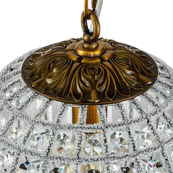 French Modern Crystal Orb Chandelier | Crystal Glass Globe Chandelier ...
