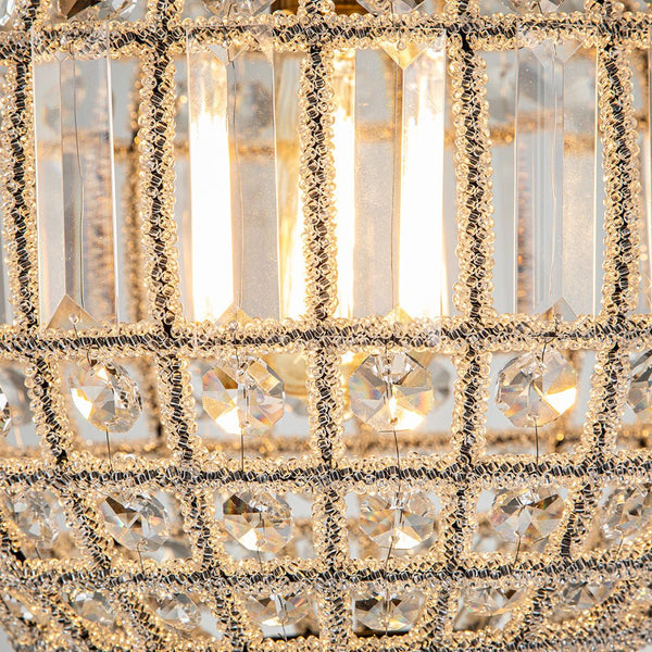 Thehouselights-Mid-century Modern Crystal Orb Chandelier-Chandelier-1-Light-