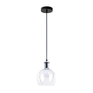 Thehouselights-Modern 1-Light Teardrop Blown Glass Globe Pendant-Pendant-Gray-